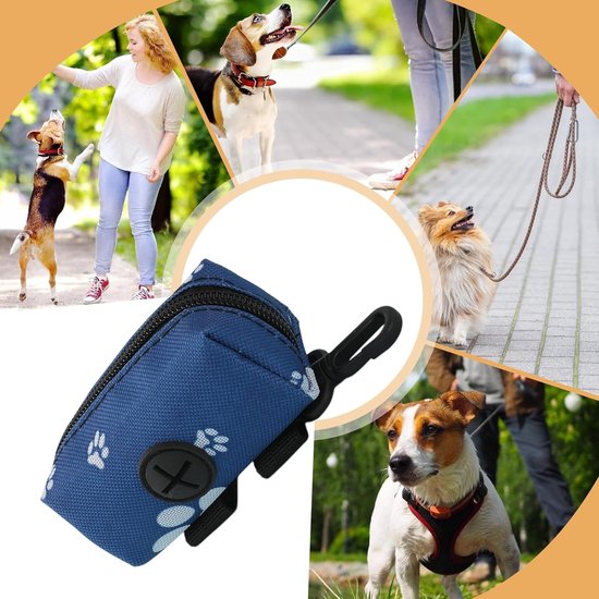 Hondenpoepzakjes Poepzakjes Houder | Eco Poepzakjes met poepzakjes dispenser Eco, sterk en duurzaam Perfect voor kleine en grote honden Honden poepzakjes zakjes houder 300 Zakken
