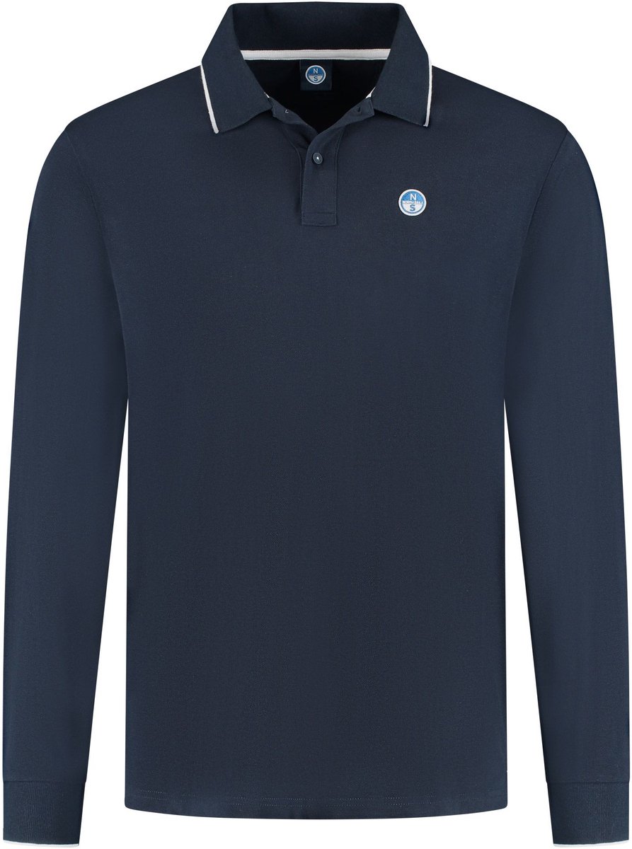 North Sails Basic Polo LS Heren - Maat L