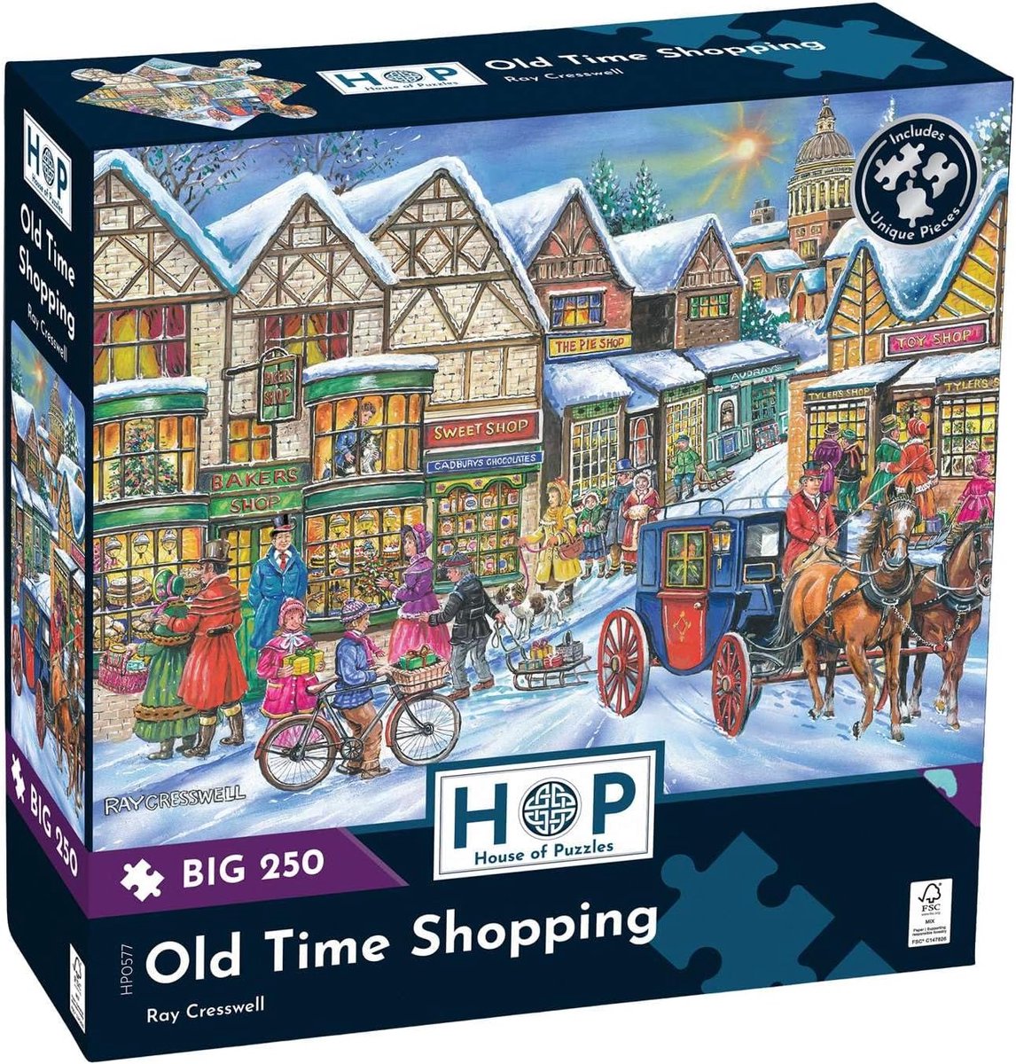 Legpuzzel 250 Stukjes - Grote Puzzel - Ontspannend Tijdverdrijf - Extra Grote Stukken - 34 x 48 cm - Meerkleurig