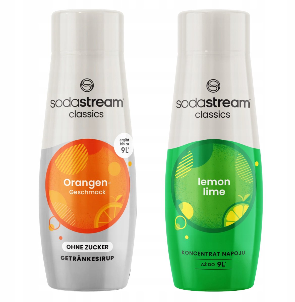 SodaStream - Concentraten - Orange Zero - Lemon Lime