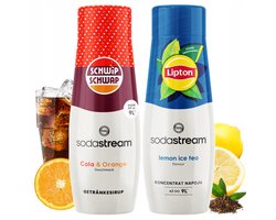 Sodastream Shwip Shwap + Ice Tea Lemon - Frisdranksiroop - Cola en Sinaasappel - Citroenijstee