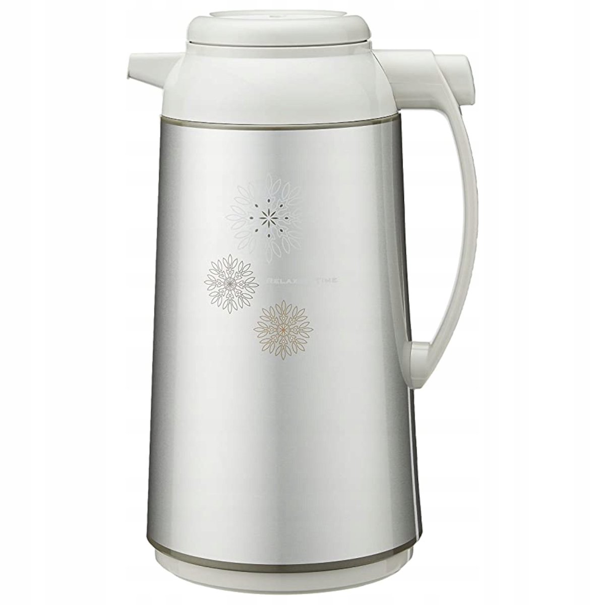 Zojirushi Isoleerkan met Glazen Binnenfles - Drukknop - Zilvergrijs - 1,6L