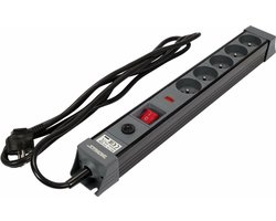 Toya Sthor - Overspanningsbeveiligde Stekkerdoos - 5 Stopcontacten - 3m Kabel