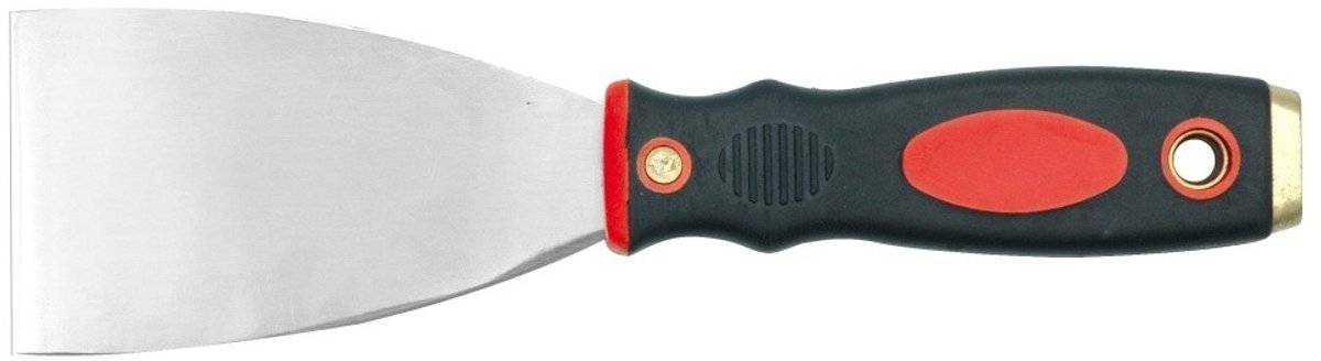 Vorel - Roestvrijstalen Spackmes - 40mm - Ergonomische Handgreep - Dubbelkleurig
