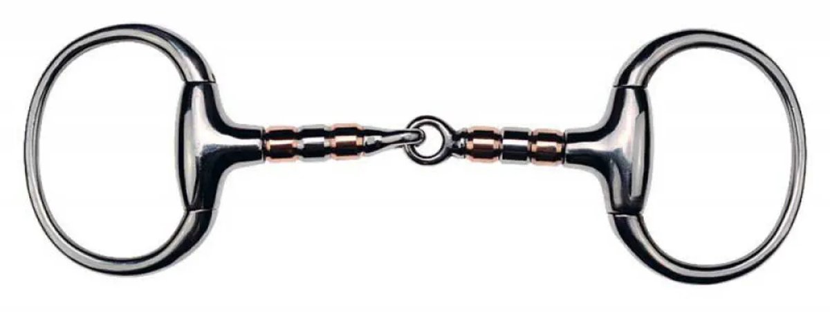 Feeling Dun Olijven Bit Met Rollers Zilver 14.5 cm