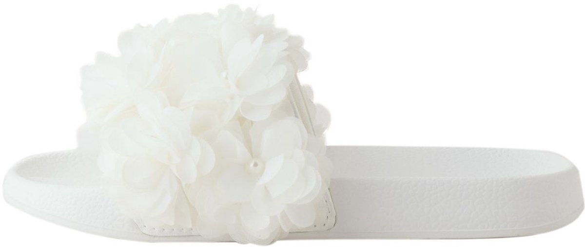 Next - Meisjes - Instappers met corsage - Wit