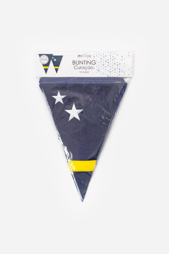 Guirlande de ligne de drapeau PE Curaçao, longueur 10 mètres
