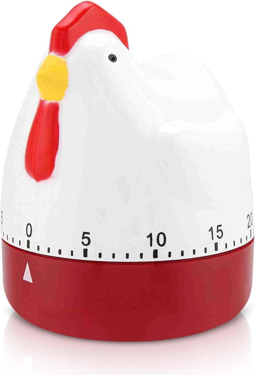 Store_9 - Keukentimer - Cartoon kip vorm - Mechanisch design - 60 minuten - Eierwekker koken - Handig voor thuis - Keukenaccessoire