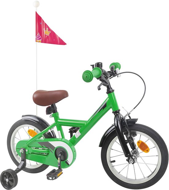 vidaXL - Kinderfiets - 12 - Inch - voor - 2-4 - jaar - oud - Groen van VidaXL — afbeelding 2