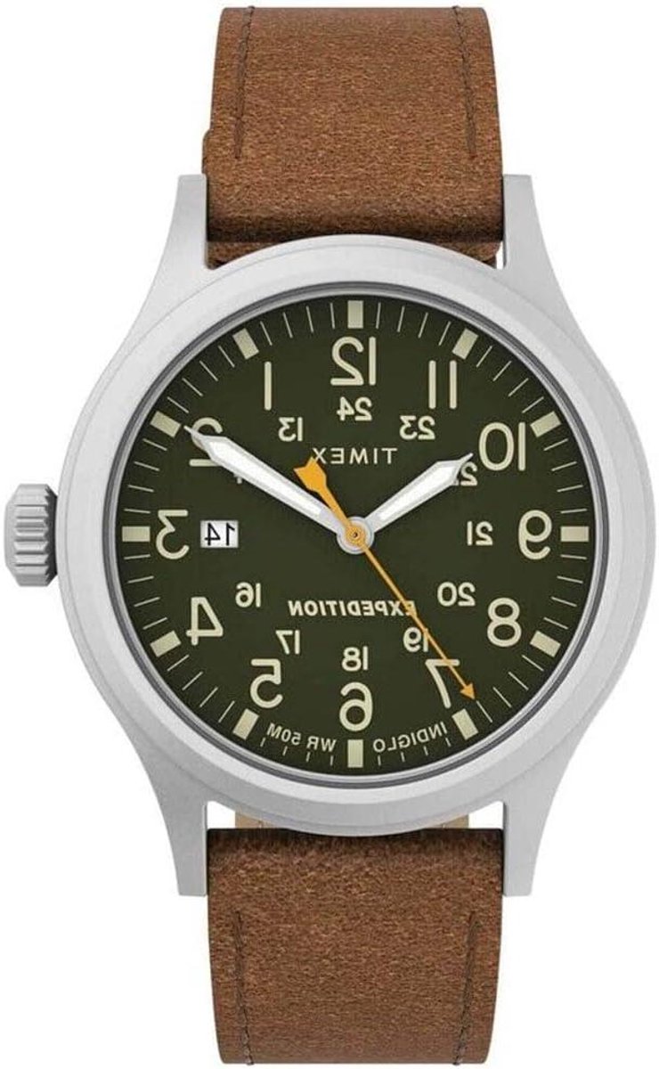Heren Horloge - Polshorloge Analoog - Dagelijks Gebruik - Leren Band - 40mm Kast - Bruin