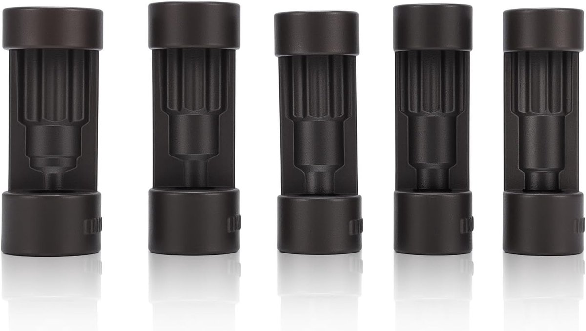 5-delige Set Schokabsorber Moer Sleutels - 12 Punt 1/2 Inch Aandrijving voor Auto Ophangingssystemen met 18mm, 19mm, 21mm, 22mm en 24mm Moeren