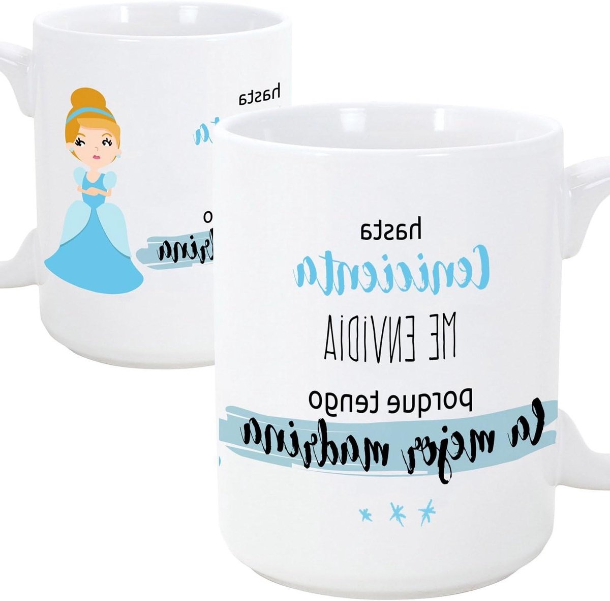 Keramische Mok - Thema Mok - Warme Dranken - Vaatwasserbestendig - 350ml - Wit