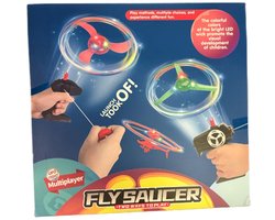 Flying disk met licht - Vliegende UFO met LED - fidget