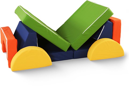 Creatieve Speelbank Set voor Kinderen - 10-Delig - Multifunctioneel - Wasbare Hoezen - Veilig en Duurzaam - Perfect voor Spelen en Slapen van MKS. — afbeelding 4