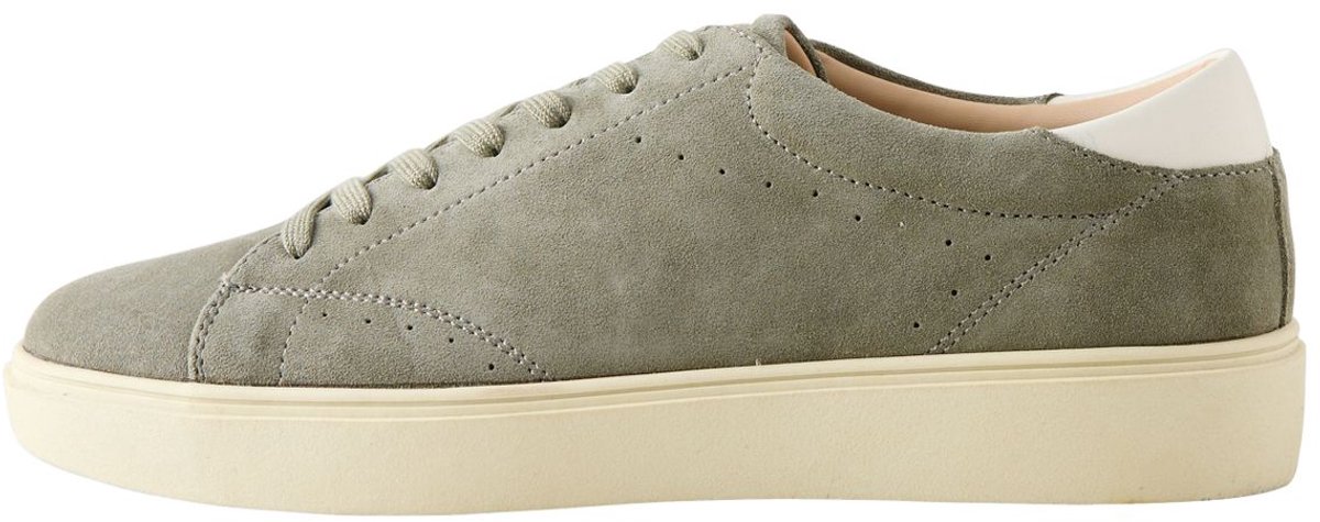 Next - Heren - Smart-casual sneakers van suède - Groen