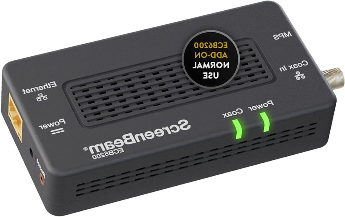 MoCA Netwerkadapter - Ethernet over Coax - Snel Internet - 1 Gbps Snelheid - 11.43 x 5.59 x 2.79 cm