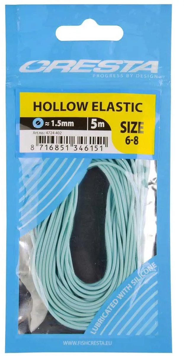 Cresta Hollow Elastic - 1.5mm - 5.00m - Light Blue van Cresta — afbeelding 5