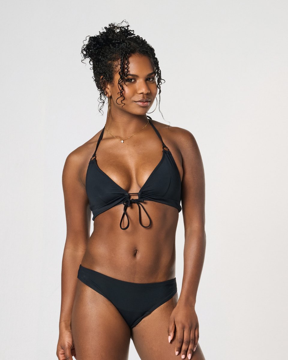 Moodies menstruatie zwemkleding - Bikini broekje - gemiddeld - zwaar kruisje - Zwart — afbeelding 9
