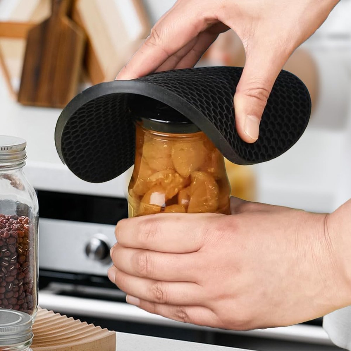 Siliconen Trivets Mat - Hittebestendige Onderzetters - Keuken Bescherming - Multifunctioneel Ontwerp - 6 Stuks - Diverse Kleuren