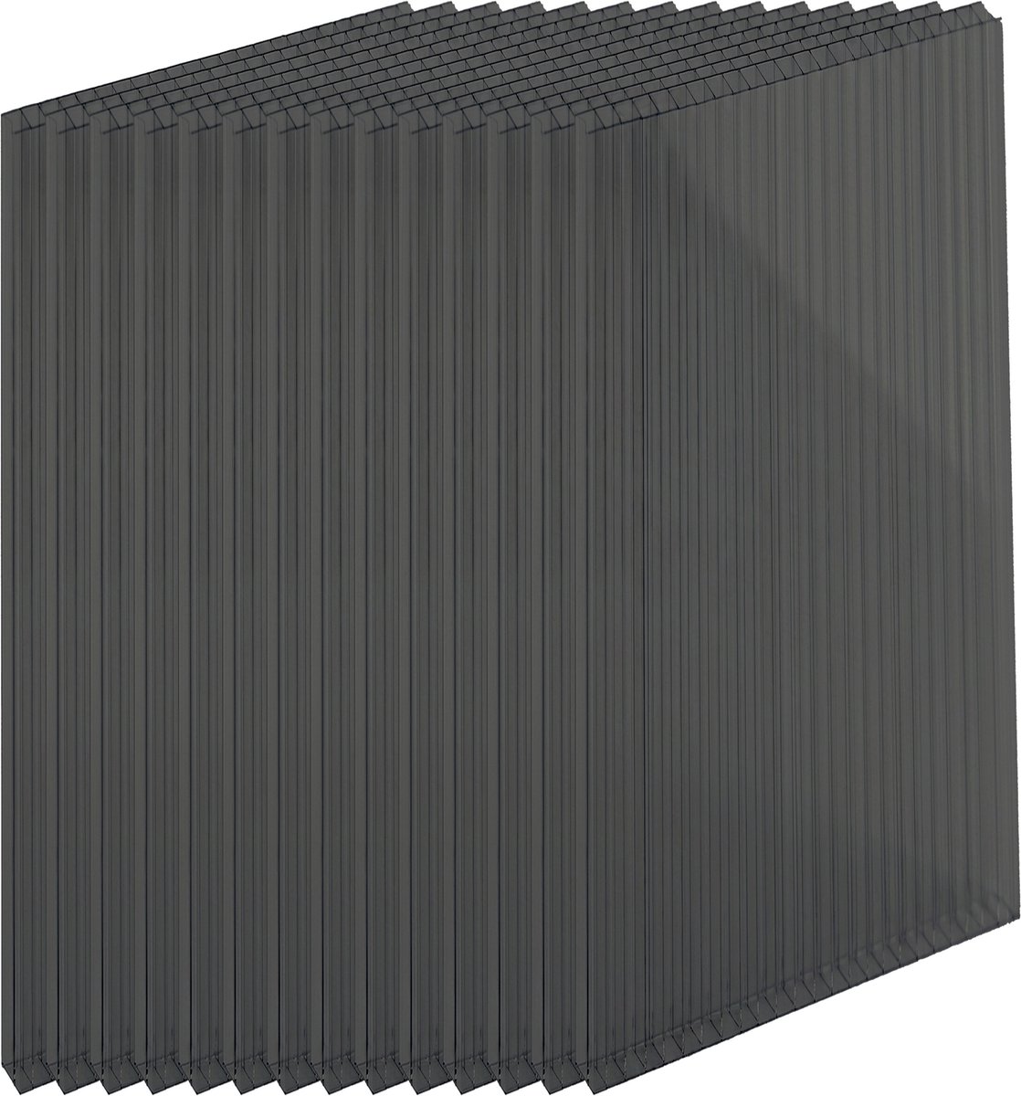 Polycarbonaat platen - set van 14 - 4 mm - 121x60,5 cm
