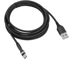Magnetische Oplaadkabel - 3-in-1 Kabel - Snel Opladen - 360 Graden Draaibaar - 1 Meter - Zwart