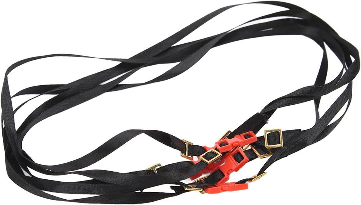 RC Spanbanden - RC Touw - Modelbouw - Verstelbare Lengte - 5 Stuks - Rood