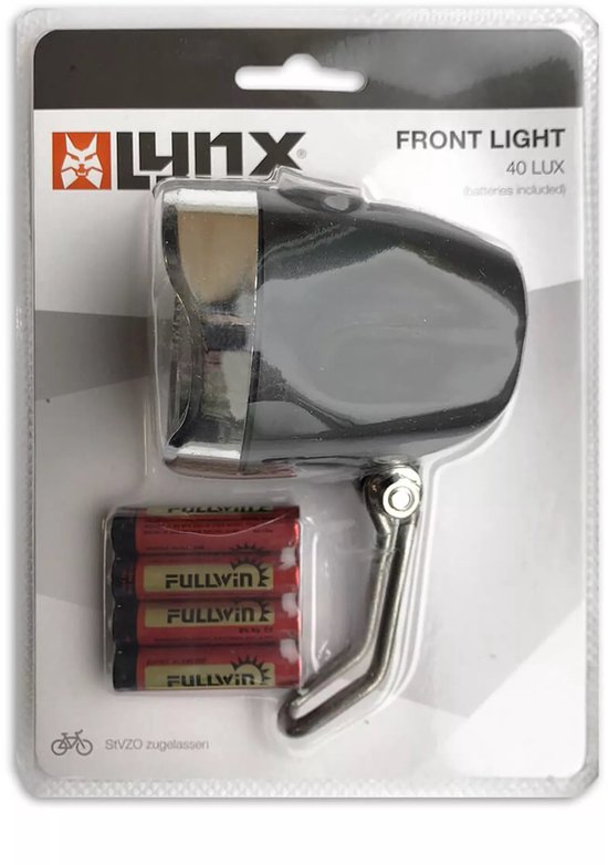 Lynx Fiets Koplamp Zwart Modern 30 Lux — afbeelding 3