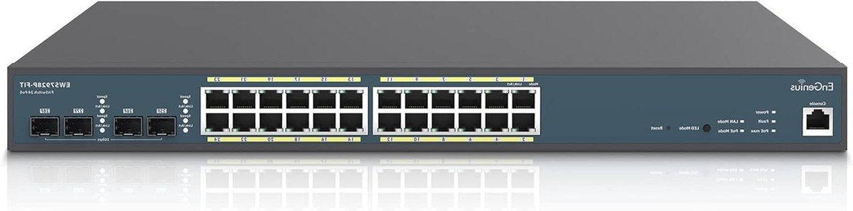 Managed Switch - Netwerk Switch - Netwerk Uitbreiding - 24 PoE+ Poorten - 240W Budget - Zwart