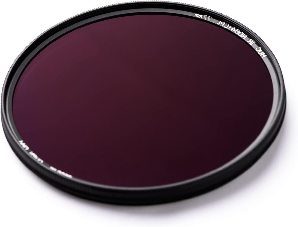 Camera Filter - ND CPL - Landschapsfotografie - Geïntegreerde CPL - 62 mm - Zwart