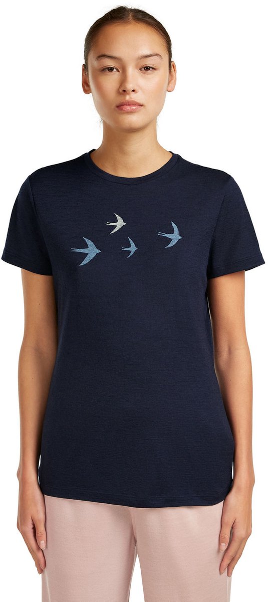 Icebreaker W M 150 TL SS Tee Bird - - Outdoor Kleding - Fleeces en Truien - T-Shirt