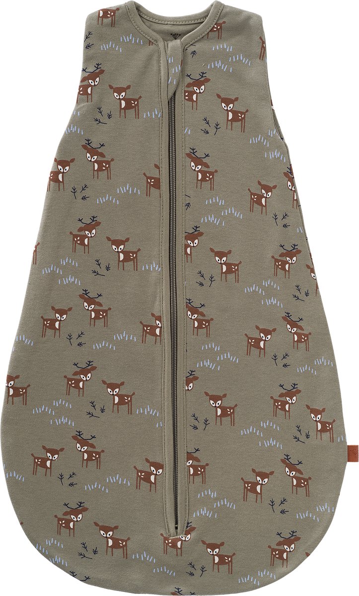 Fresk Zomerslaapzak – Zomerslaapzak – 1.1 TOG – Slaapdeken - Groen - Deer Olive