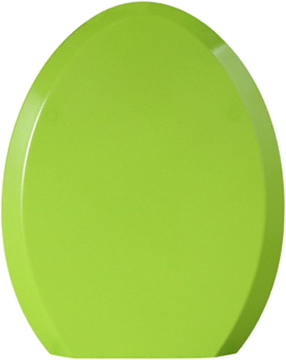 Toiletbril - Toiletdeksel - Vernieuwen Badkamer - Zachtsluitend Mechanisme - Langwerpig 47cm - Groen