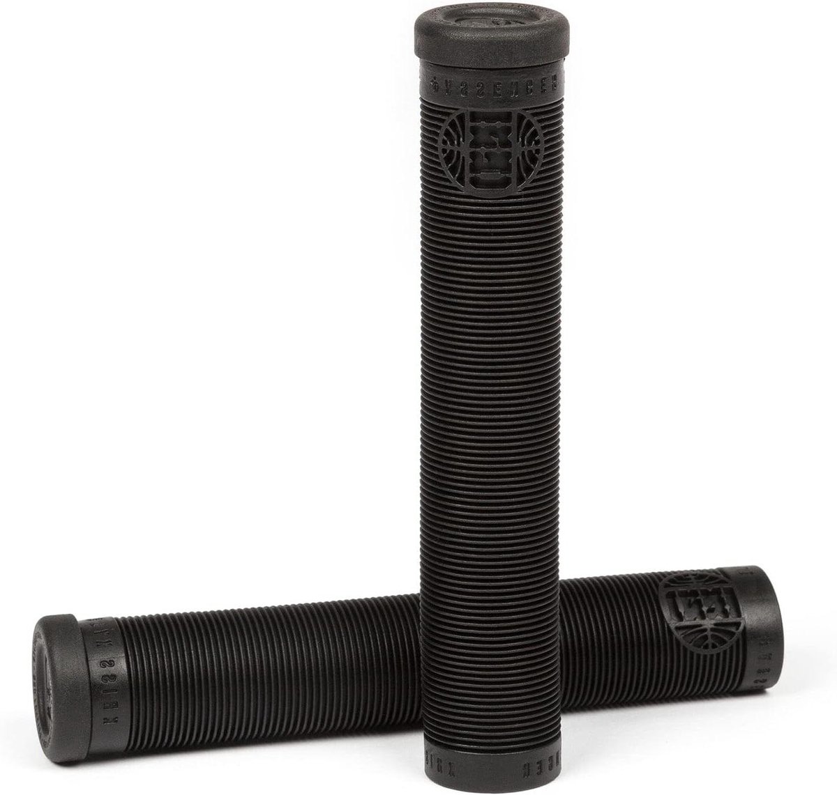 BMX Handvatten - Fietshandvatten Stuur - Fietsen Sturen - Slank Paddestoelontwerp - 162mm Lengte - Zwart