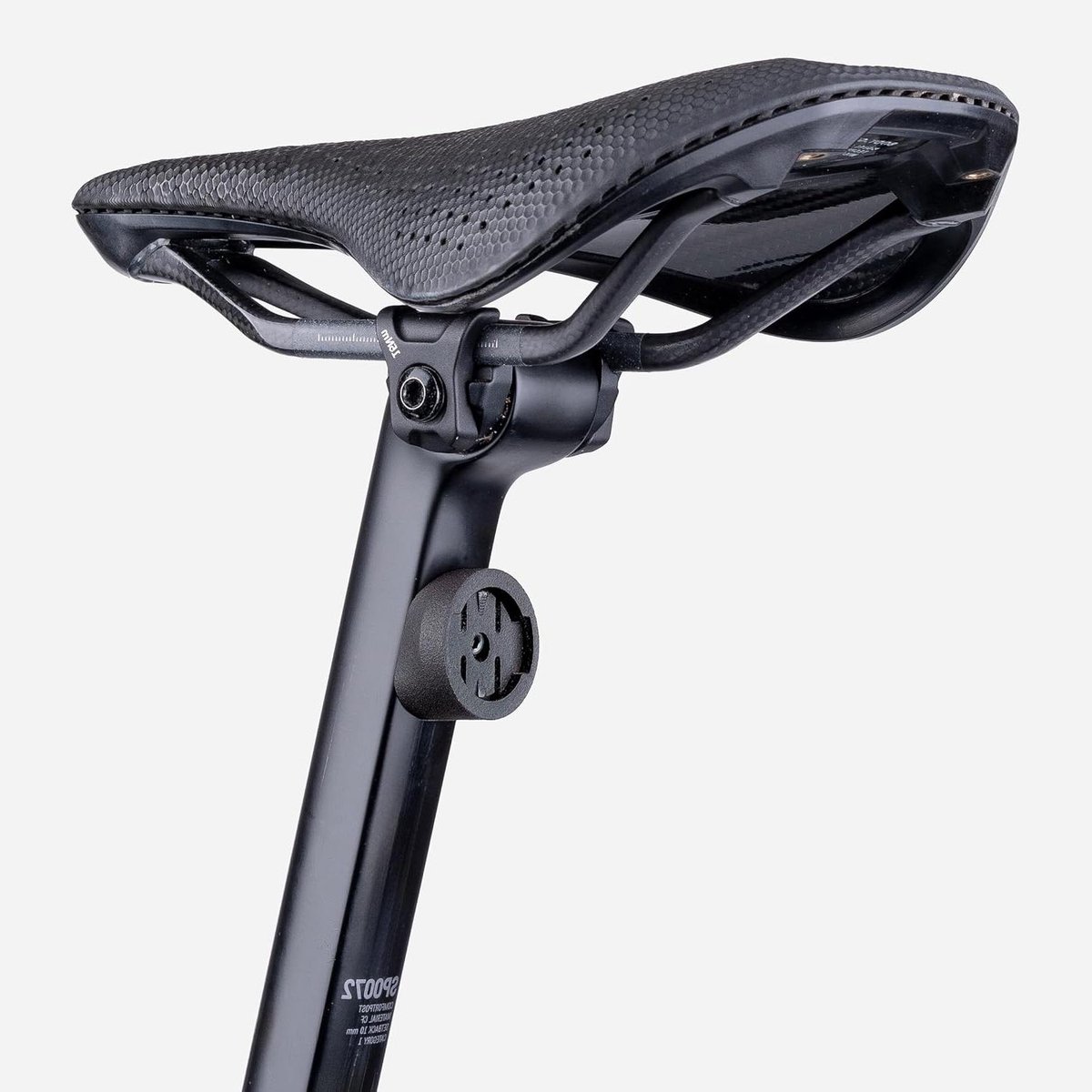 Radarhouder Fiets - Zadelpen Bevestiging - Veilig Fietsen - Specifiek Ontwerp - Lichtgewicht 10g - Zwart