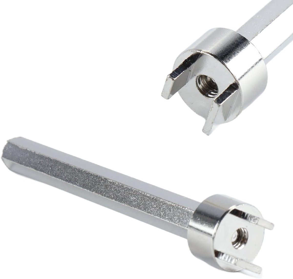 Ruitensproeier Afsteltool - Spuitkop Versteller - Ruiten Reinigen - Roestvrij Staal - 4 & 6 mm Sleuven - Zilverkleurig