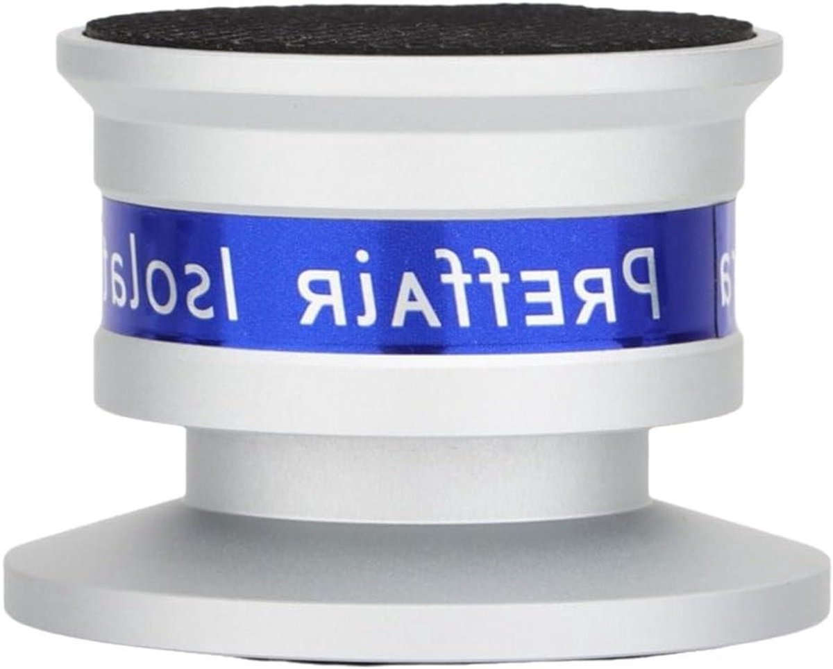 Isolatie Spikes - Speaker Voetpads - Audio Verbetering - Verstelbare Hoogte - 8 x 5 x 3 cm - Zilver