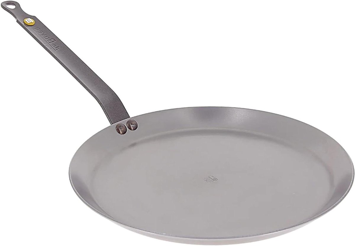 Crêpepan - Pannenkoekenpan Koekenpan - Pannenkoeken Bakken - Natuurlijk Anti-Aanbak - 26 cm - Zilver