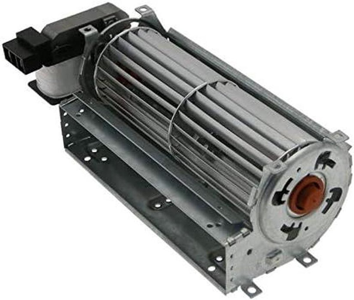 Ventilator Pelletkachel - Tangentiële Ventilator - Verwarming Verbeteren - Stil en Ruimtebesparend - 127 m³/uur - Zwart