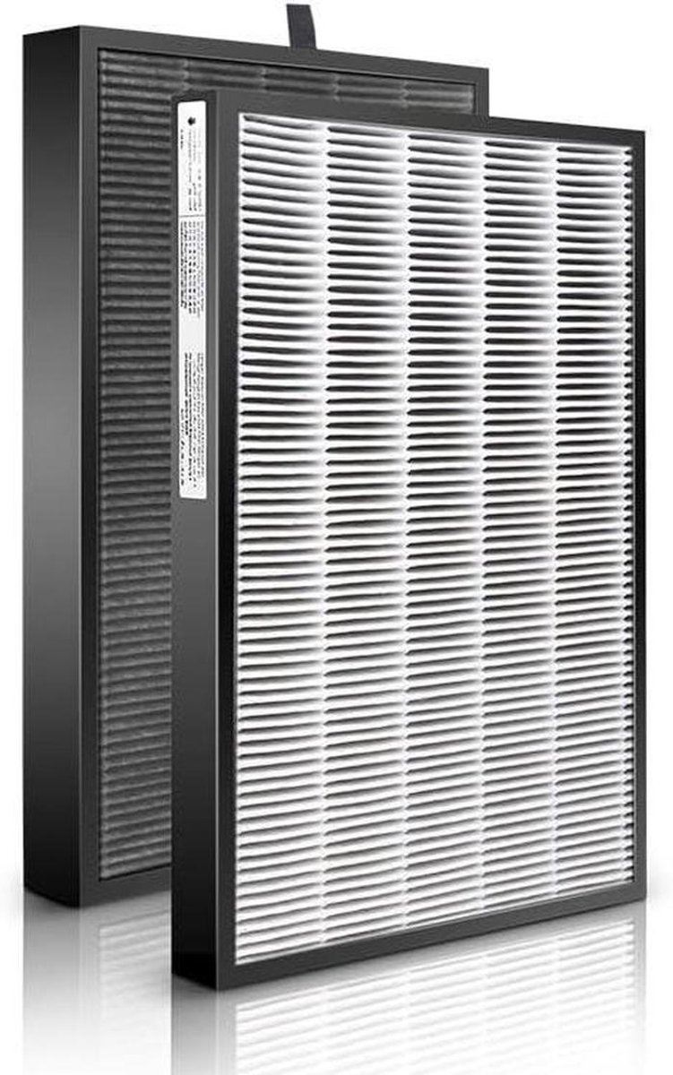 Luchtreiniger Filter - Vervangingsfilter Lucht - Frisse Lucht - Actieve Koollaag - 1x1x1 cm - Wit