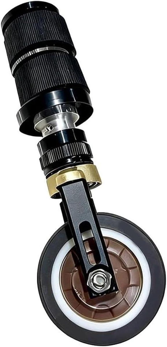 Vouwfiets Zadelpenwiel - Hulpwiel Zwenkwiel - Fiets Verplaatsen - Snelle Montage - 28-32mm - Zilver