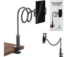 Dynabright Tablet Houder - Zwanenhals - Tafelklem - Telefoonhouder - Flexibel & Verstelbaar 360° - Tablets & Telefoons - Handsfree Bed & Bureau Stand