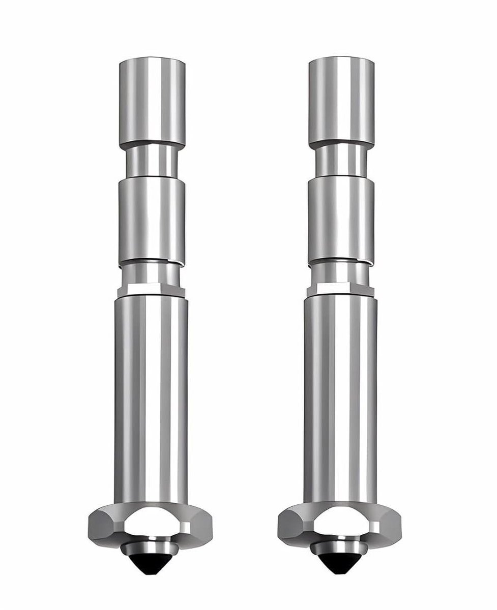 3D Printer Mondstukken - Gehard Staal - Precisie Printen - Hoge Temperatuur Bestendig - 0.4 mm - Zilver