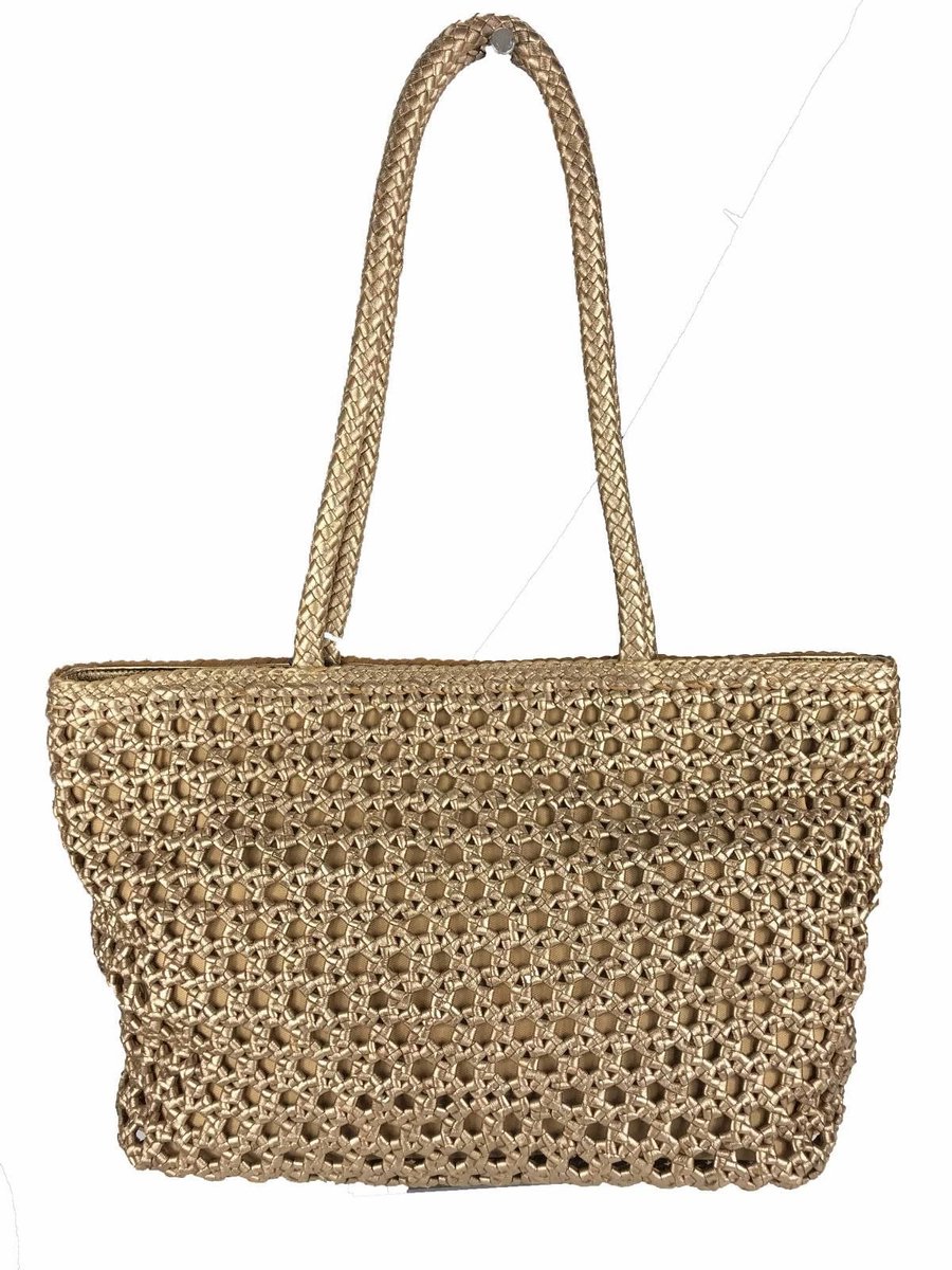 Allan K Kirsten Mini DJ beige dames handtas | Bonne Shoe