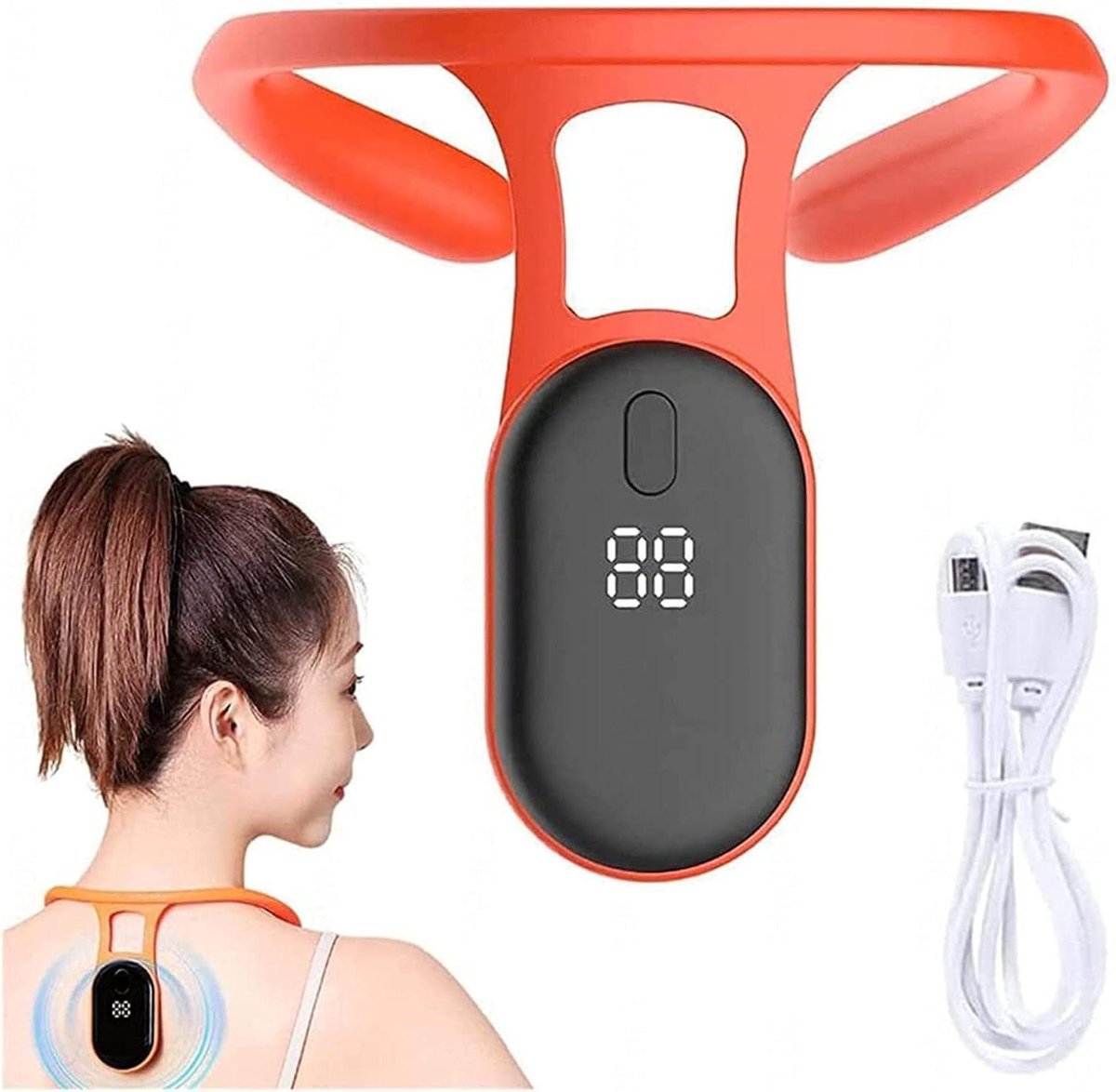 Intelligente Houding Corrector - Rug Trainer - Lichaam Correctie - Real-time Vibreert Herinnering - 3 x 2 x 3 cm