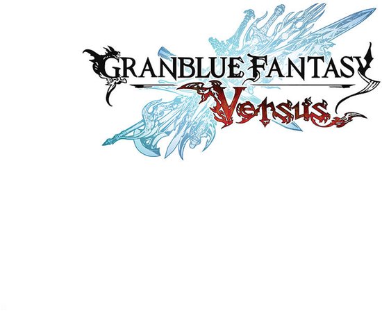 Granblue Fantasy Versus logo met fantasie-elementen.