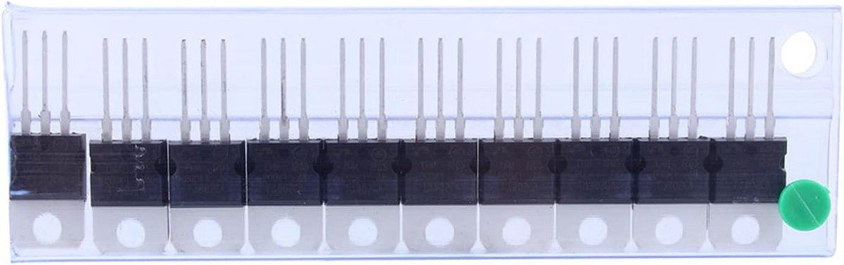Assortiment van 10 Voltage Regulators en Transistors - L7805 LM7805 5V 1.5A voor Elektronische Projecten