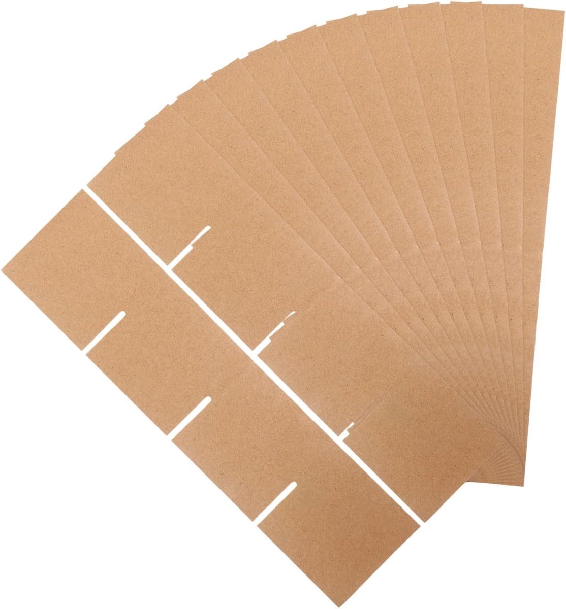 Verhuisdozen Verdelers - Kartonnen Compartimenten - Breekbare Spullen Inpakken - Stevige Constructie - 33.50X8.00X0.30CM - Zoals Getoond