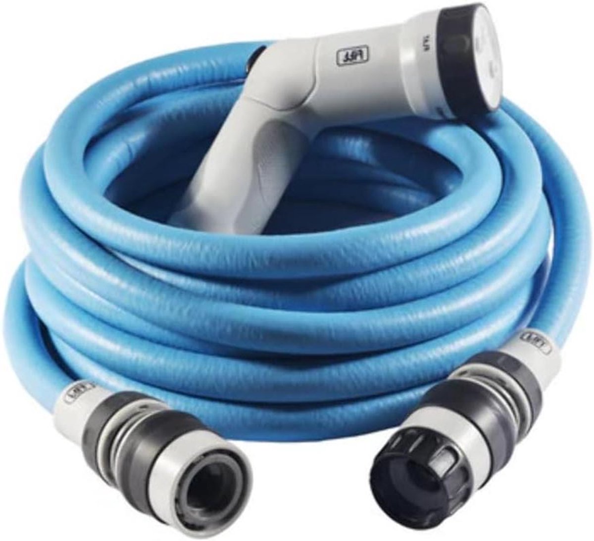 Tuinslang uittrekbaar - Flexibele slang - Water geven tuin - Zelfkrimpende slang - 15 meter - Blauw