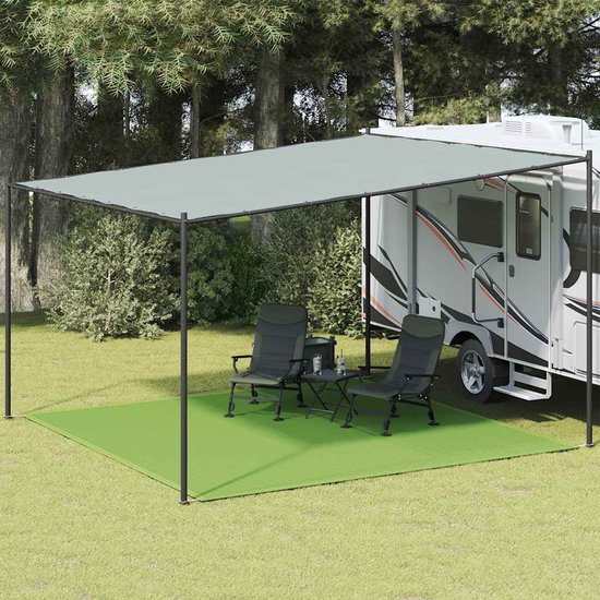 vidaXL - Tenttapijt - 400x400 - cm - HDPE - lichtgroen van Vidaxl — afbeelding 2