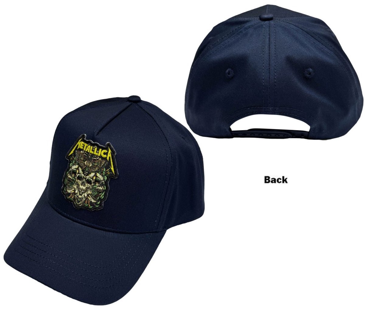 Metallica - Moth Into Flame Verstelbare pet - Donkerblauw